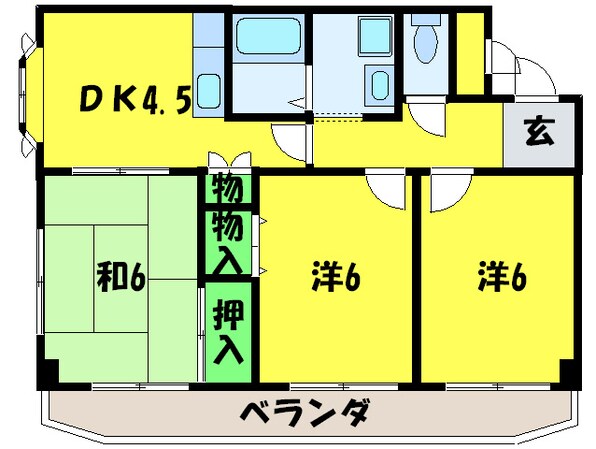 ローズホールの物件間取画像